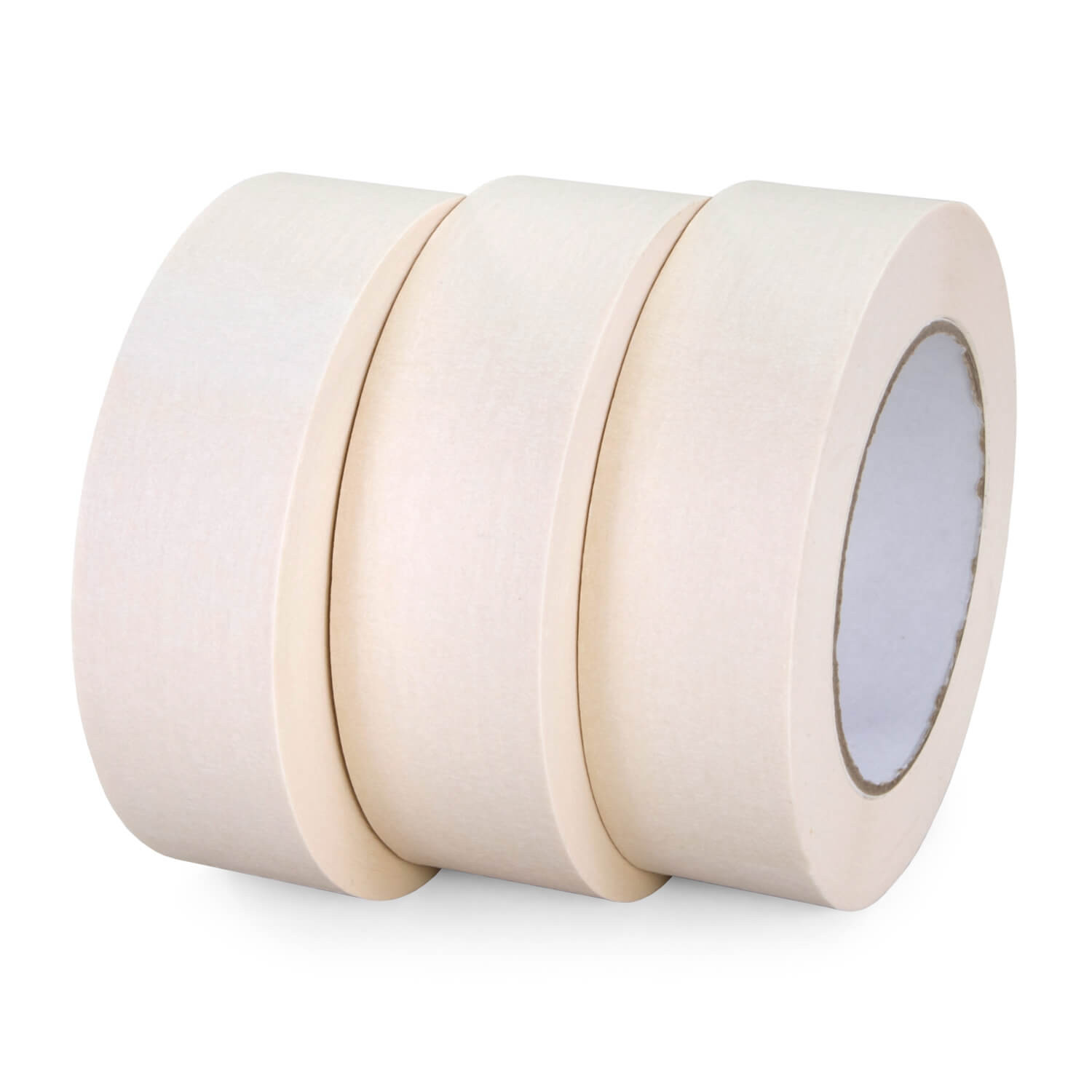 1 1/2" x 60 yards White Masking Tape for General Purpose, Natural Rubber 3